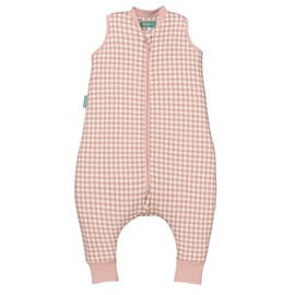 molis&co - Baby Sleeping Bag with Feet TOG 2.5 - Toddler Sleeping Bags with Legs 2.5 Tog - Soft and Cozy Baby Wearable Blanket for Infants&Toddlers - 100% Cotton (OEKO-TEX) (Dusty Rose, 1 year)