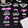 8 Pcs Bow Polymer Clay Cutters for Earrings, Cute Bowtie