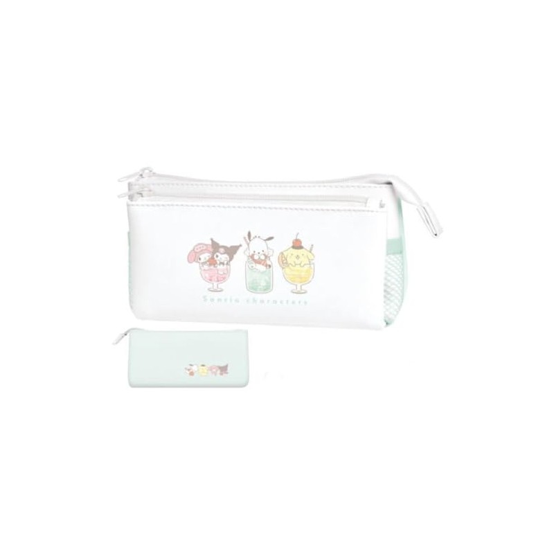 Kamio Japan Sanrio Characters Sankaku Flap Pen Case Purushuwa 302959