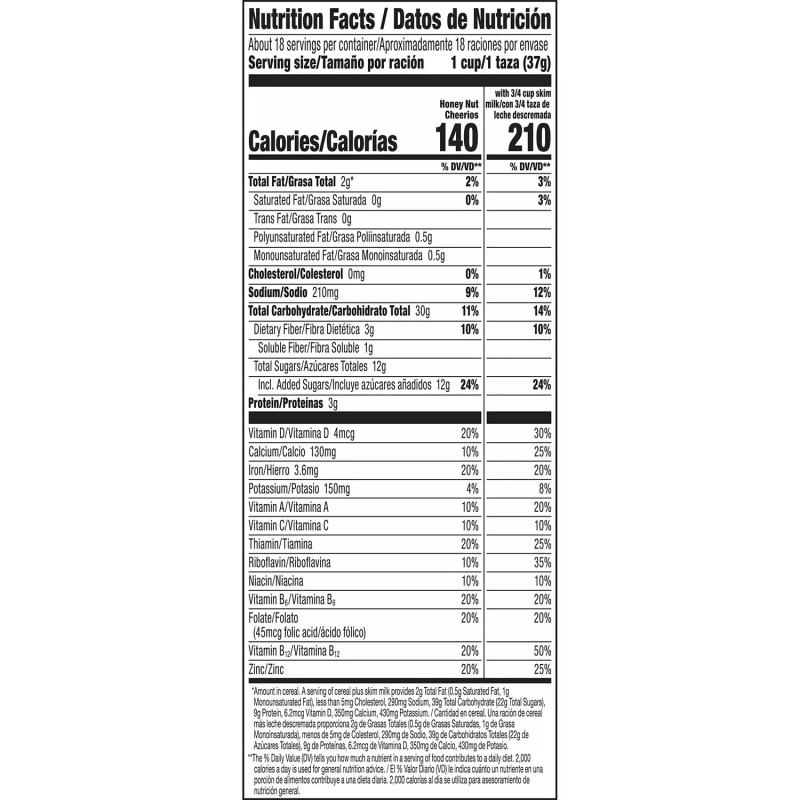 Cheerios 4 Pack - Honey Nut Cheerios Cereal, 48 oz.