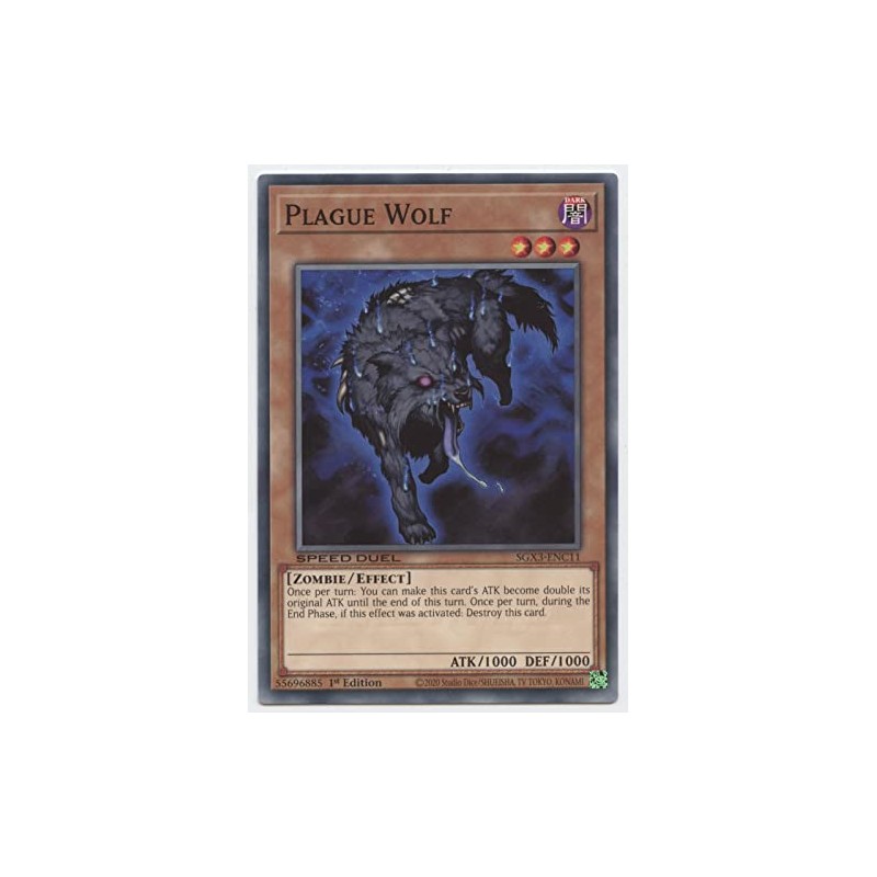 Plague Wolf - SGX3-ENC11 - Common - 1st Edition