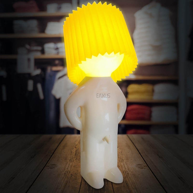 Eaxus® Funny LED Bedside Lamp Illuminated Man with Schniedel Switch