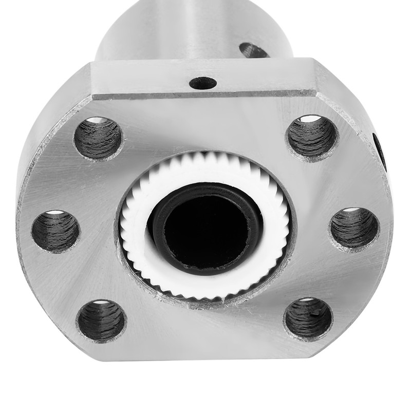 16mm Bearing Steel Flanged Ball Screw with Ball Nut For
