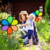 timecity 9.4 inch Wind Spinners Flower Spinners Colorful Wind Spinners
