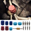 Qblahip 17Pcs Air Conditioning Valve Core Kit | Car &