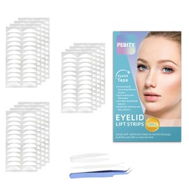 6MM Eyelid Lifter Strips, Self-Adhesive Eyelid Correction Stripers, Durable Double Eyelid Sticker for Hooded Eyes Invisible Eye Lift Tape for Droopy Lids, 780Count (with Fork Rods and Tweeze）