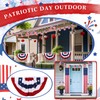 Mindsoft 61 Pcs Independence Day Decorations Outdoor Bunting Flags Set