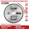 Saxton TCT Circular Fine Cutting Wood Saw Blade 210mm x