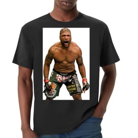 Quinton Rampage Jackson - Premium Men's Crewneck T-Shirt – Soft, Comfortable & Stylish Everyday Wear PTR #G314110, Black, XX-Large