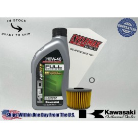 Kawasaki Cyclemax Full-Synthetic KPO Oil Change Kit fits 2008-2025 Kawasaki KLX 140