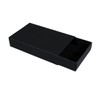 Rayher 67368576 67368576 Large Blank Black Matchboxes 6 Cardboard Boxes