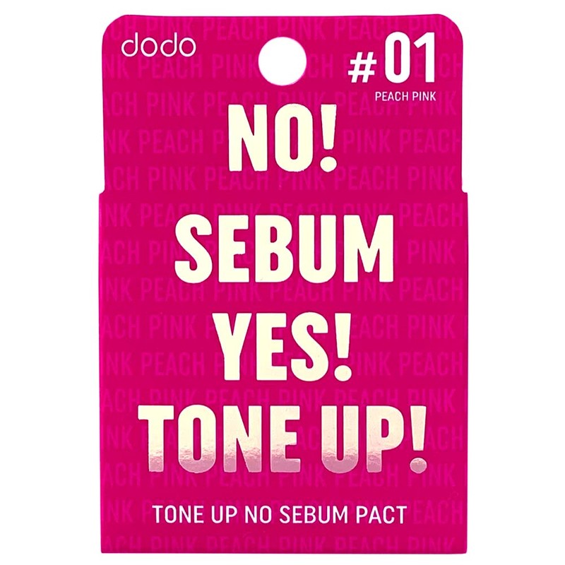 Dodo Tone Up Nosebam Pact 01 Peach Pink (1 piece)
