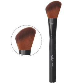 8 Colours Pressed Powder Blush Palette Face Bronzer/Contour Kit + LyDia® Angled Black Flawless Face Blush/Powder Makeup Brush