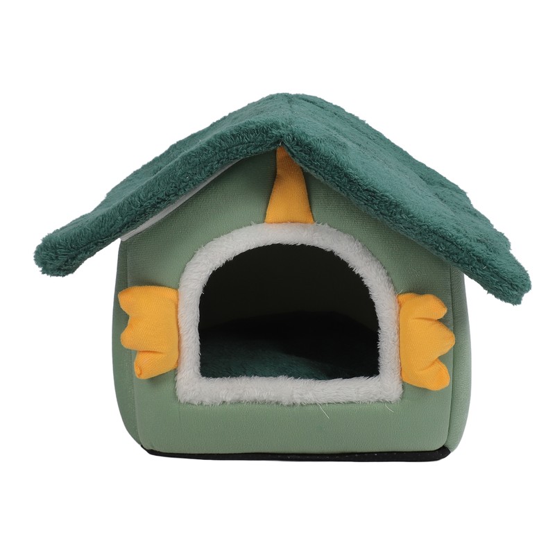 Pet Bed House Soft Warm Cat Bed Cave Detachable Cozy