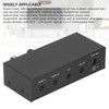 Stereo Sound Preamp, Microphone Headphone Amplifier with 3 Ports, Professional