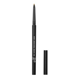 e.l.f. No Budge Precision Eyeliner, Long-Lasting, Creamy Eyeliner with Ultra Fine Tip for Precise Application, Vegan & Cruelty Free, Cream, 0.05 g