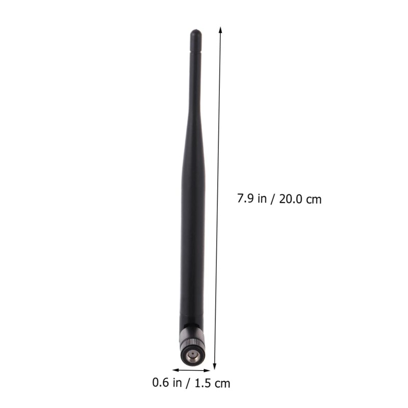 CIYODO 4pcs Wireless Router Antenna SMA Connector Black Omnidirectional Antenna
