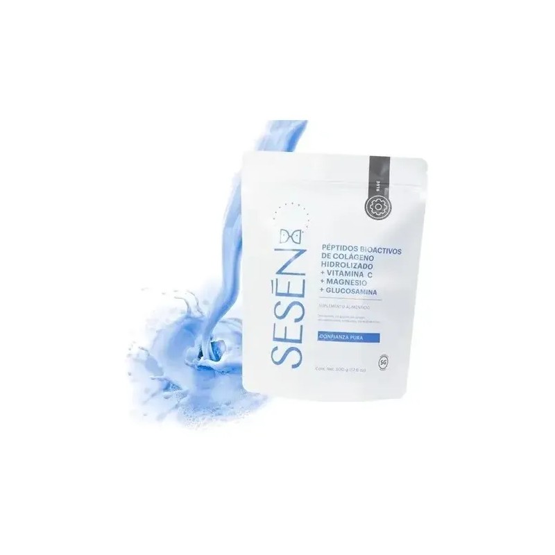 Colageno Blue Vitamina C Magnesio Glucosamina Sesen 500 Gr