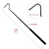 AIMALL Adjustable Telescopic Snake Hook, Stainless Steel Reptile Capture Hook,