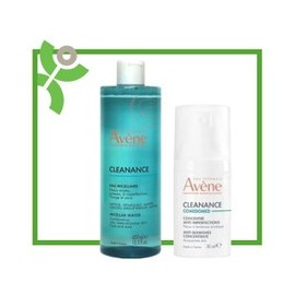 Avene Anti-Imperfections Care Box Cleanance Eau Micellaire Nettoyant - Cleansing Make Up Removing Water 400ml & Cleanance Comedomed, 30ml (3282770390315 & 3282770390414)