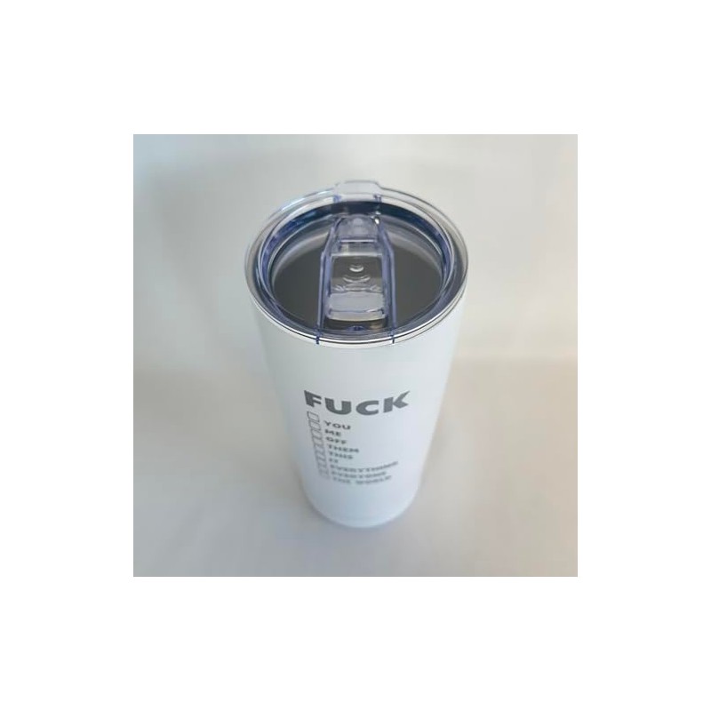 Maverick 20oz Gloss White Hockey Mom Tumbler