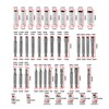 UTMALL 43pc Shock Absorber Strut Nut Go-Thru Socket Set Kit