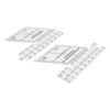 18inch Double Strip Quilting Ruler 60 Degree Diamond Quilt Ruler