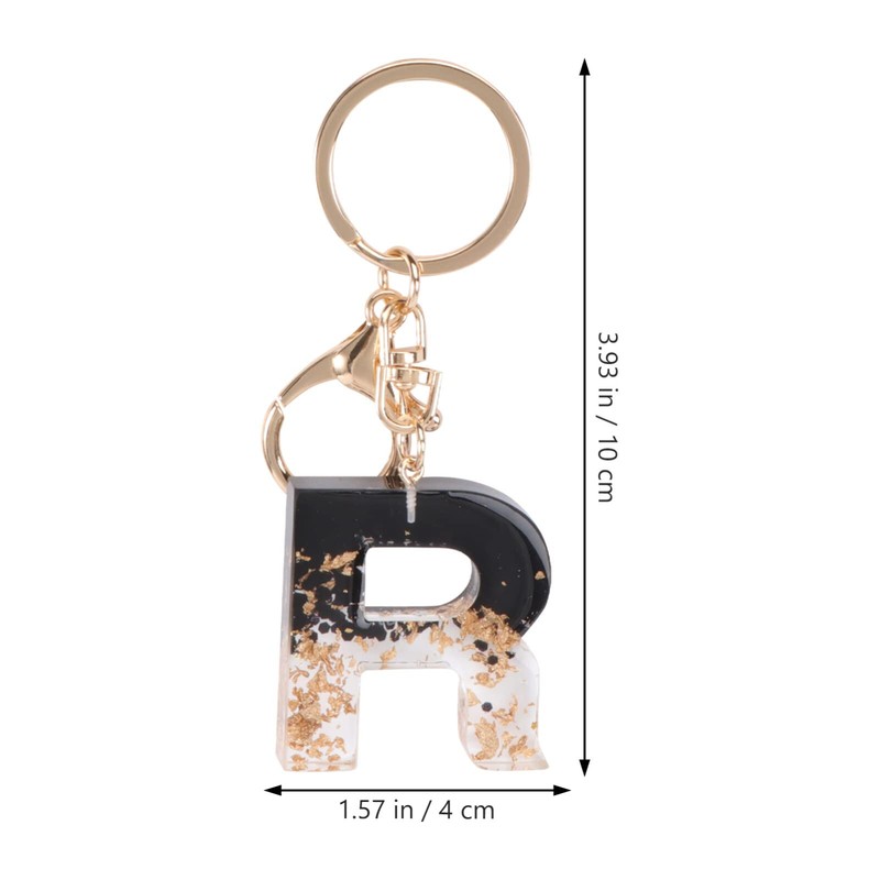 jojofuny Keychain Pendant Bag Charm Alphabet Ornament Holder Bag Accessory