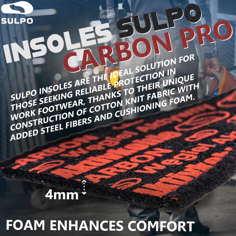 SULPO Insoles for Sweat Feet - Antibacterial Ultra Fresh Insoles