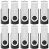 10-Pack Enfain 16GB USB 2.0 Swivel Flash Drives: Shareable Data