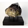 HQRP-Crystal Black Three Prong Wood Display Stand Pedestal for Large
