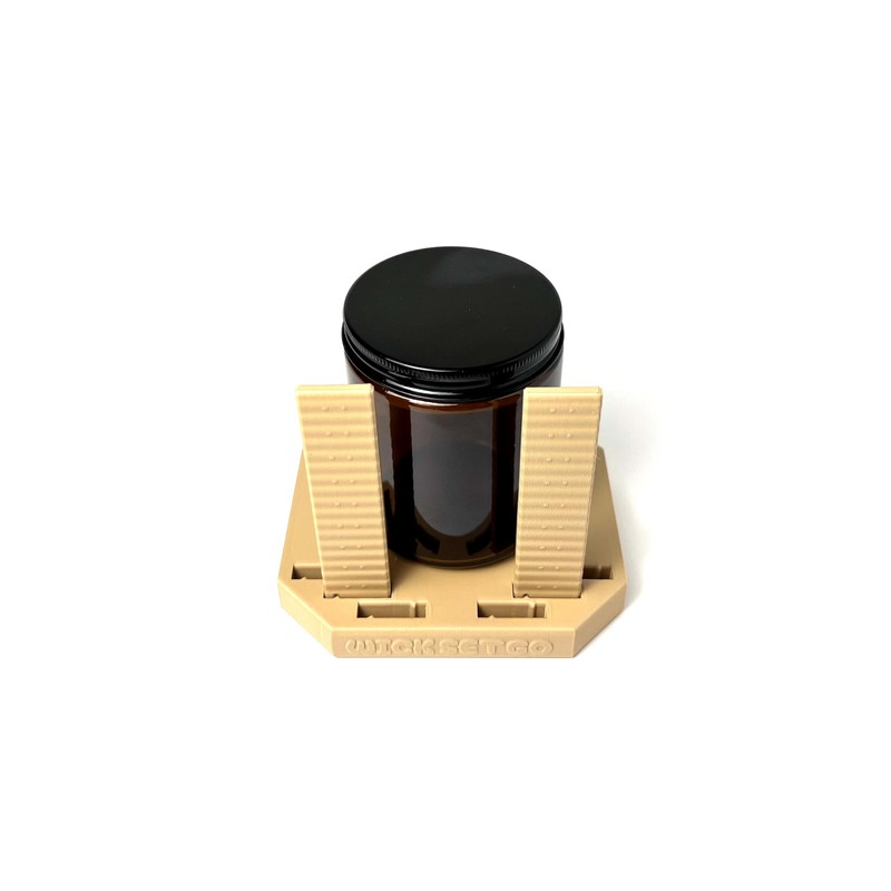 Sticker Label Application Installation Tool for Jars, Containers, Bottles, Adjustable