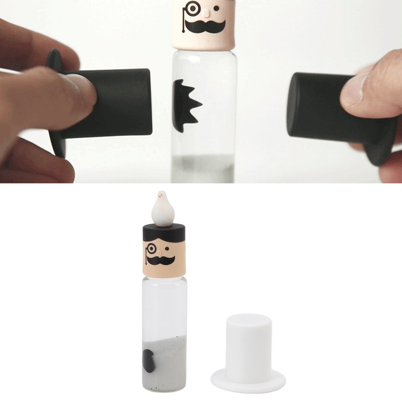 Ferrofluid Display Toy Magnetic Liquid Stress Relief Educational Cylindrical Ferrofluid