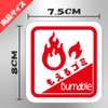 Garbage Separation Stickers: Choose from 6 types of separating stickers