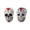 Da y calaveras de los muertos de sal pimenteros figura