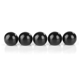 Mango de Bola de Baquelita 5 Piezas Perilla de Palanca de Bola Redonda Negra Aislada M8 * 32 Piezas de Repuesto de Máquina Herramienta