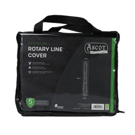 Ascot Premium Rotary Line Cover - 28/28(W) X 155 (H) cm Deep Black