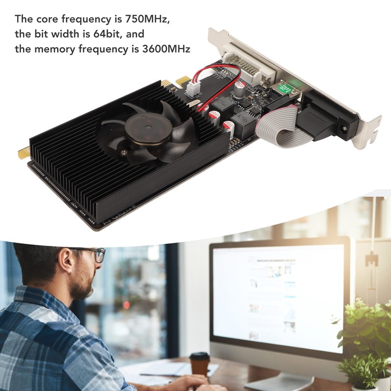 HD6450 Graphics Card 2GB 64bit HD6450 3600MHz 2048MB Multi Interface