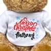 Big Red Egg MERRY CHRISTMAS ANTHONY - Teddy Bear -