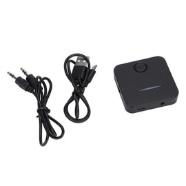 Bluetooth 5.0 Transmitter Receiver Hands Free Call Low Latency 2 in 1 Wireless Audio Adapter for Android