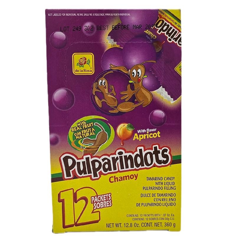 Pulparindots - coated tamarind candy filled with hot and salted