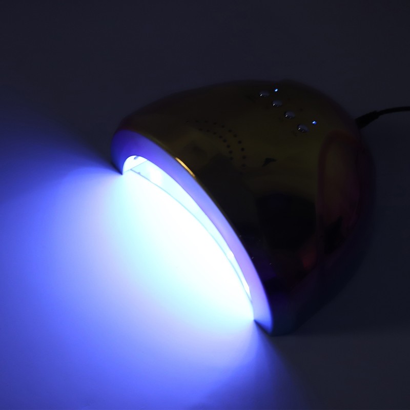 UV LED Nail Lamp 48W Dual Light Source Infrared Intelligent