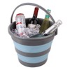 2 Pack Collapsible Plastic Bucket with 2.6 Gallon (10L) Each,