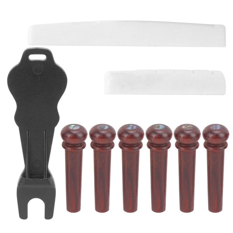 Guitar Bridge Pin Pegs Puller Cocobolo Wood Stringed Instrument Accessories