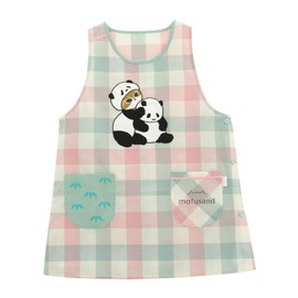 ON NISHIKI oa43842 Mofusand Apron, Panda Nyan, Nursery Teacher, Women's, Adults, Applique Embroidery, Side Buttons, Quick Drying, Wrinkle Resistant, Character Apron,, OA43842 / Panda Nyan