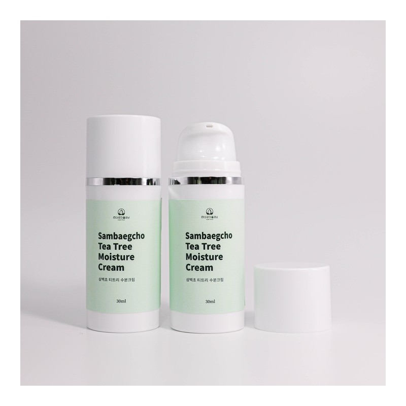 Skin soothing Sambaekcho tea tree moisturizing cream + stick mini