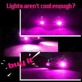 CHUSYYRAY Pink purple 3000K H8 H11 LED Fog Light Bulbs For Infiniti G37 2011 2012 2013