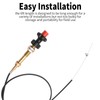 SYOWADA VCGTX06 6FT Locking Adjustable Lock Cable, Heavy Duty Vernier