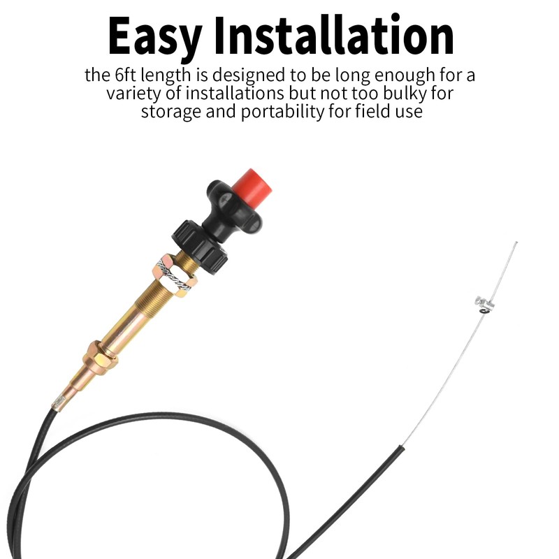 SYOWADA VCGTX06 6FT Locking Adjustable Lock Cable, Heavy Duty Vernier