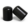 NutCapz…PVC Vinyl Color Lug Nut Covers…25 Pack (Black) U.V. Stable